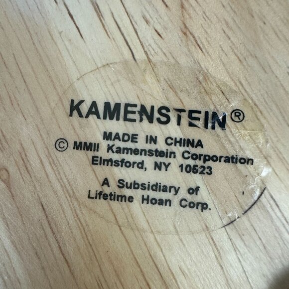 Kamenstein Wooden Paper Towel Holder Sturdy Freestanding Design Durable Wood - Picture 2 of 11